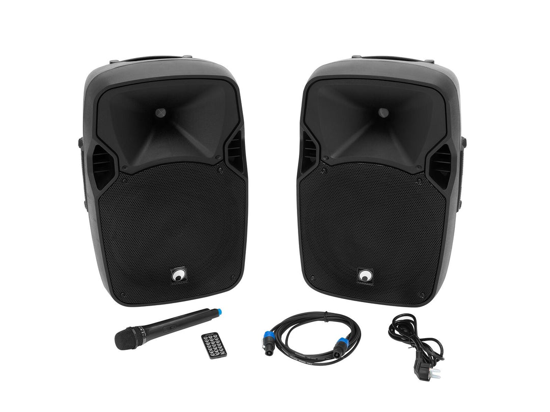 OMNITRONIC Set XFM-212AP + pied d’enceinte MOVE MK2