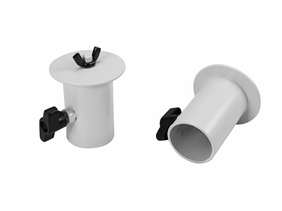 OMNITRONIC Set MOLLY 2.1 Active System Sub + 2x Top + Accessories, blanc