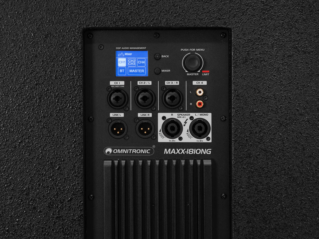 OMNITRONIC MAXX-1810NG système actif 2.1