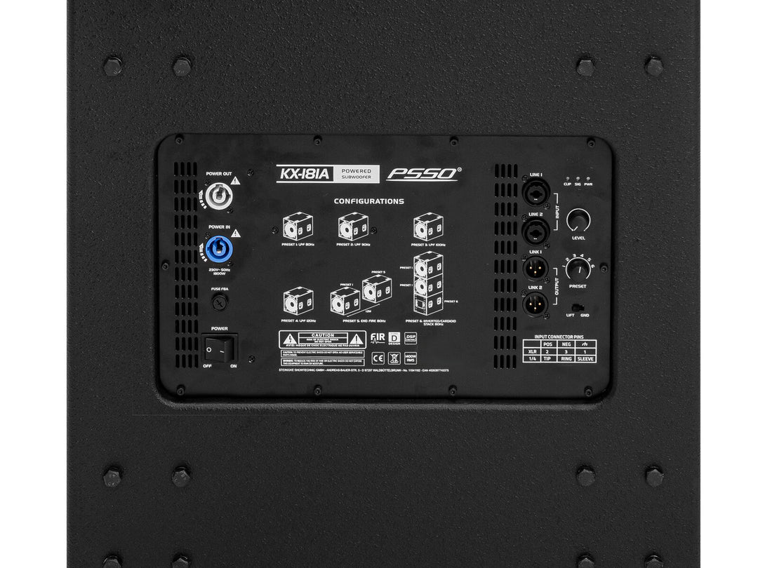 PSSO KX-181A caisson de basses, actif, DSP