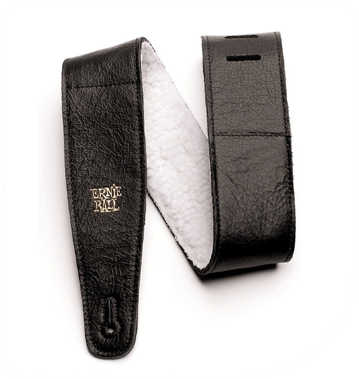 Ernie Ball EB-4137 Sangle en cuir italien Black