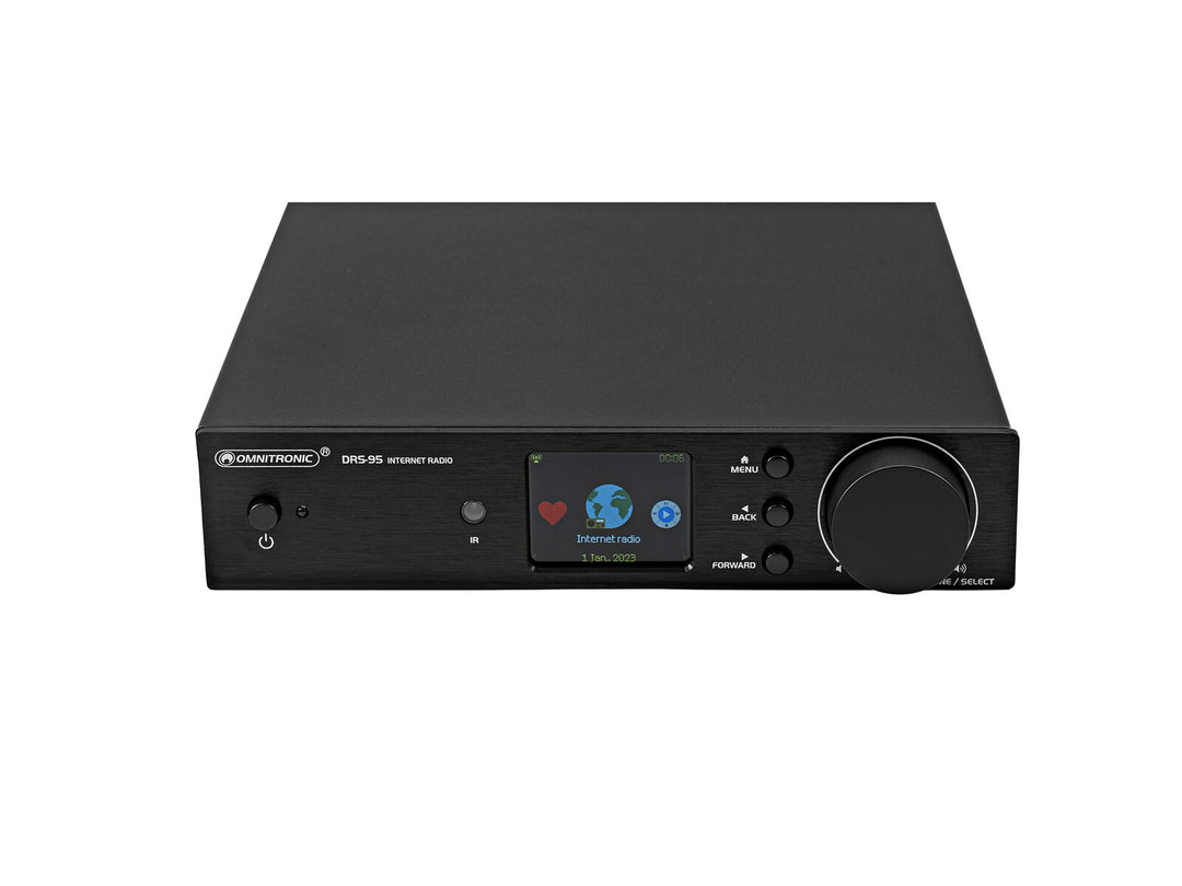 OMNITRONIC DRS-95 Radio Internet avec DAB+ et Bluetooth
