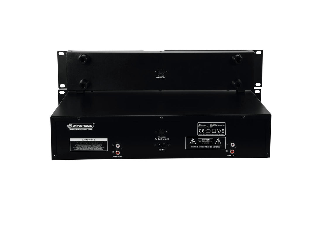 OMNITRONIC Lecteur CD double XCP-2800