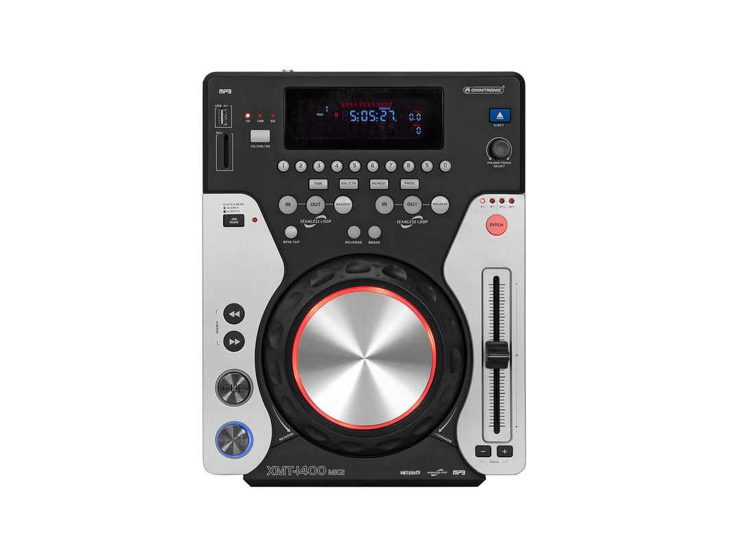 OMNITRONIC XMT-1400 MK2 lecteur CD de table