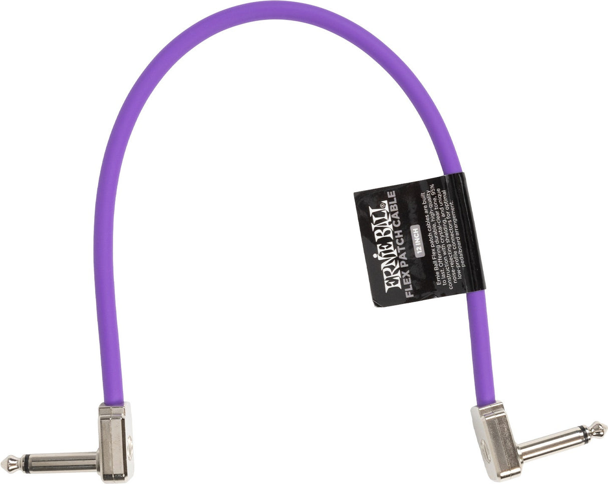 Ernie Ball 6448 Câble patch Flex Violet 30cm