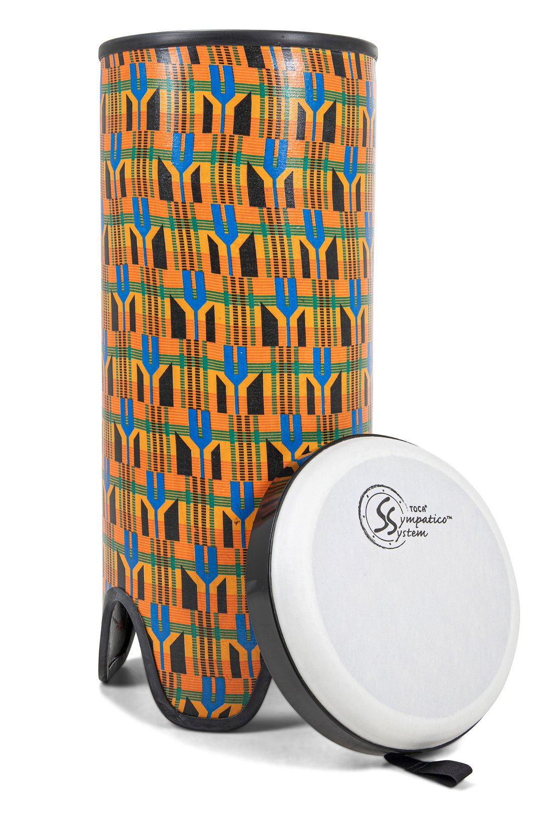Toca Tubadora Freestyle II - 10" x 24" Tissu Kente (TSSTB-10K-FT)