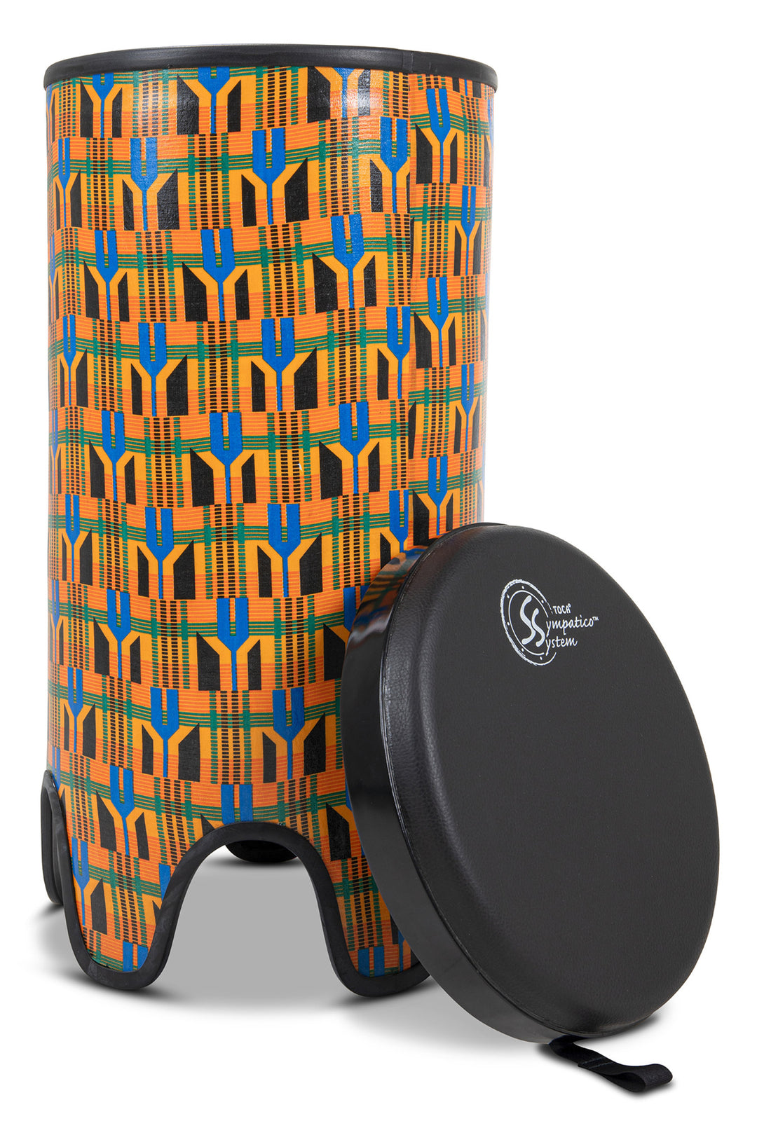 Toca Tubadora Freestyle II - 12" x 24" Kente Cloth (TSSTB-12K-SLT)