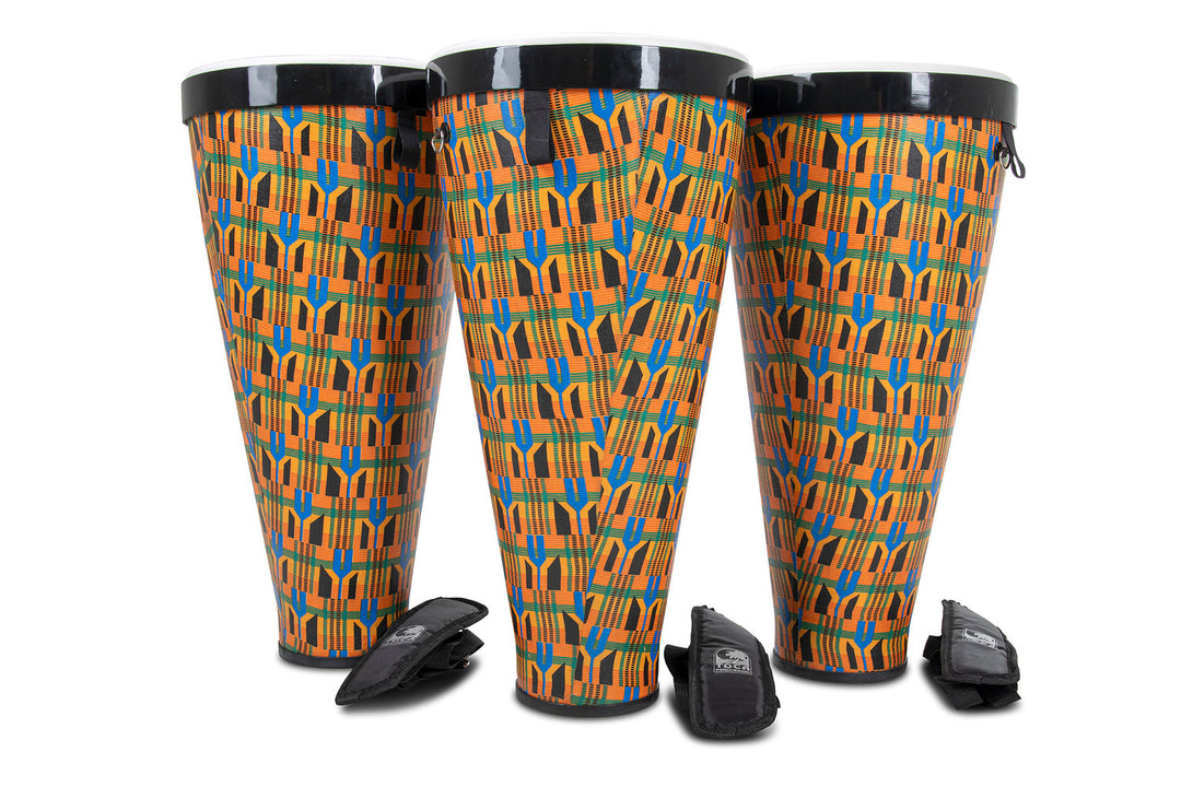 Toca Ashiko emboîtable Freestyle II - Kente Cloth (TSSNA-3PCK-FP)