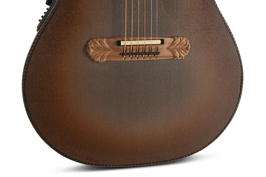 Adamas Guitares électro-acoustique 1687GT Deep Non-Cutaway - Reverse Brown Burst (1687GT-9W-G)