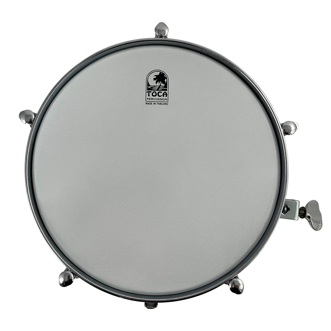 Toca extensions de batterie Timbales - 12" x 4" en acier inoxydable (T-412-SS)