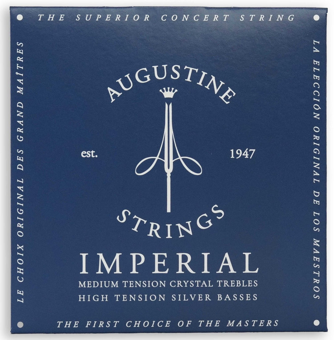 Augustine Cordes pour guitare classique Imperial Crystal Nylon medium - Set Imperial Blue (medium/high)