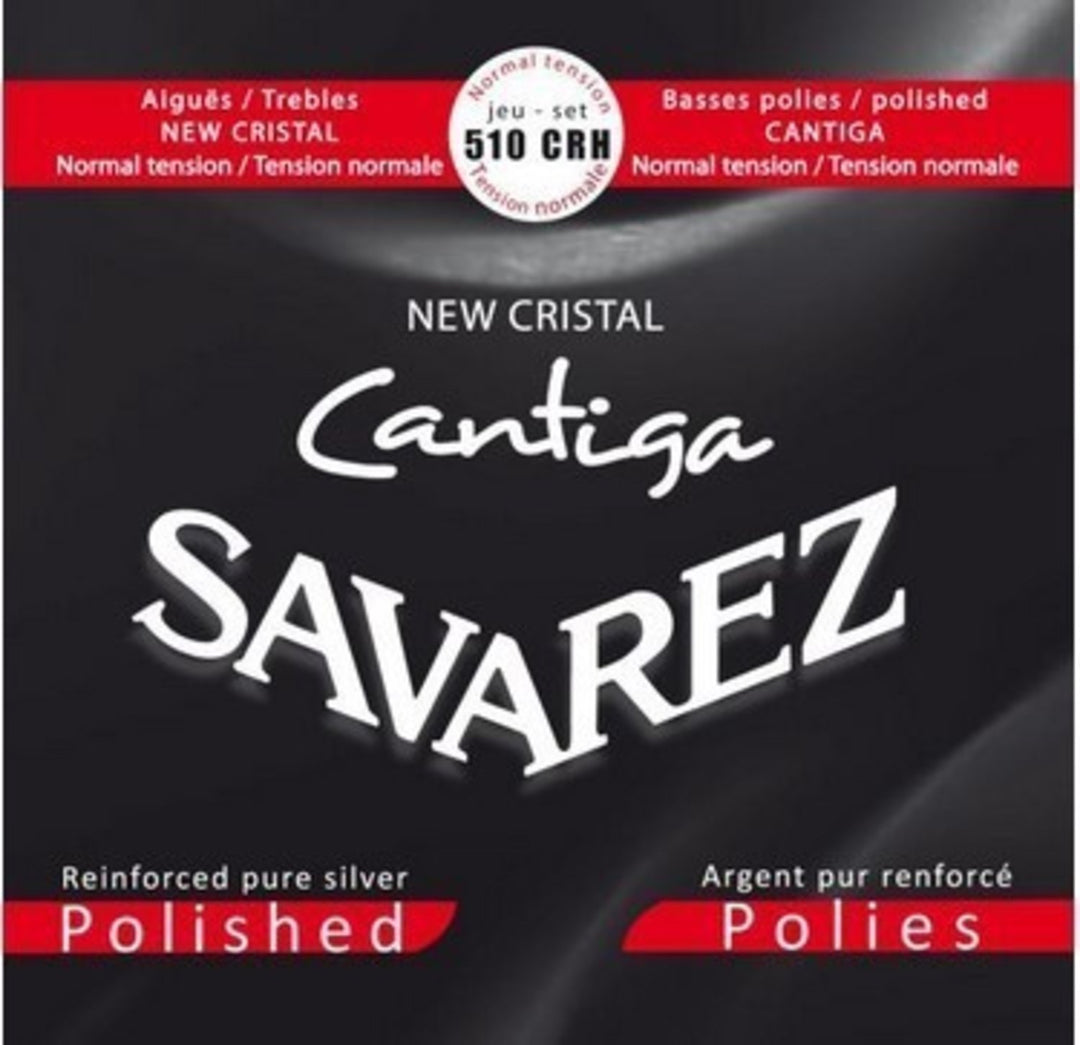 Savarez Strings for classic Guitares New Cristal Cantiga - Normal set, polished (510CRH)