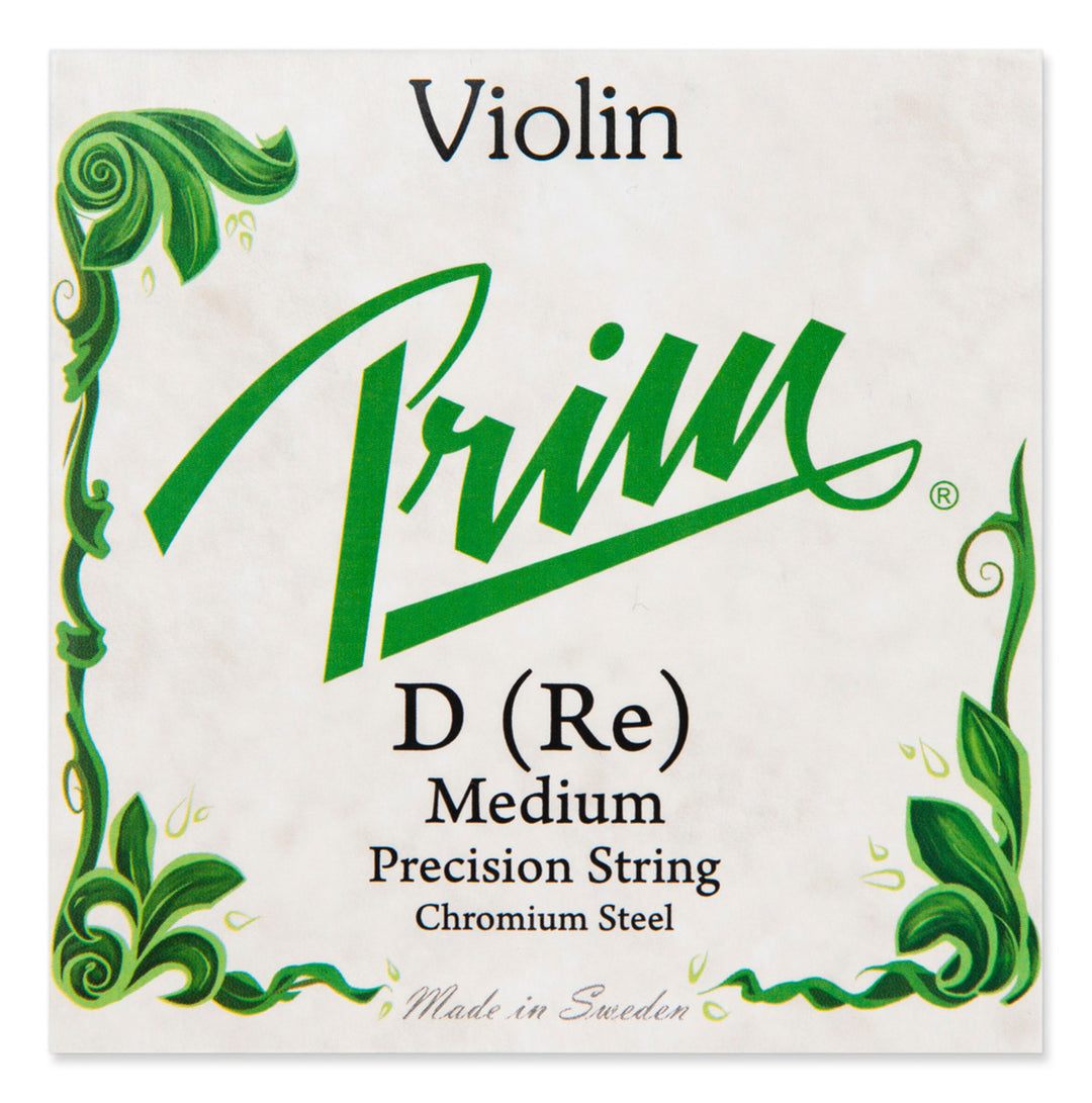 Cordes de violons Prim Stainless Steel - D Chrome Steel (Soft)