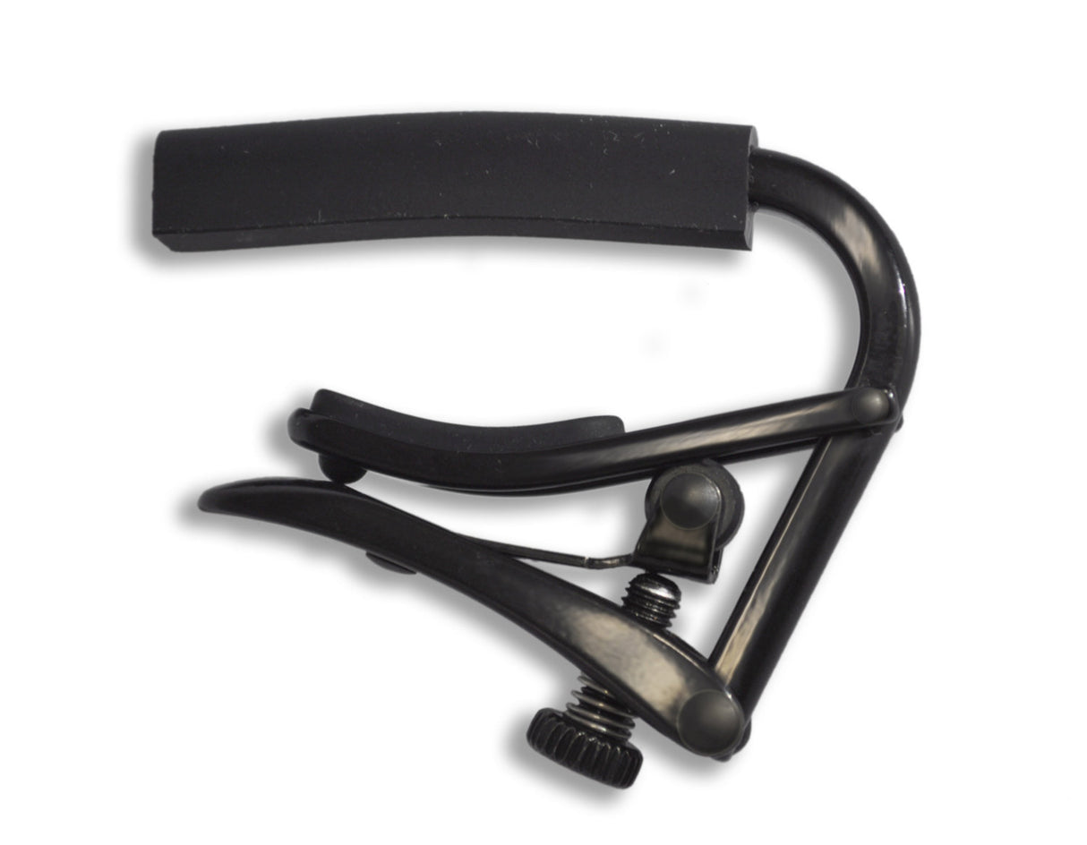 Shubb Capo Standard Capo - E-Guitar, 7.25" Radius, black (C4k)