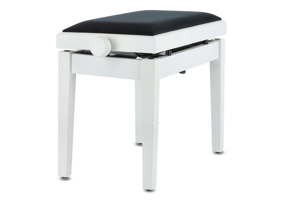 GEWA Piano bench Deluxe Autolift - White matt