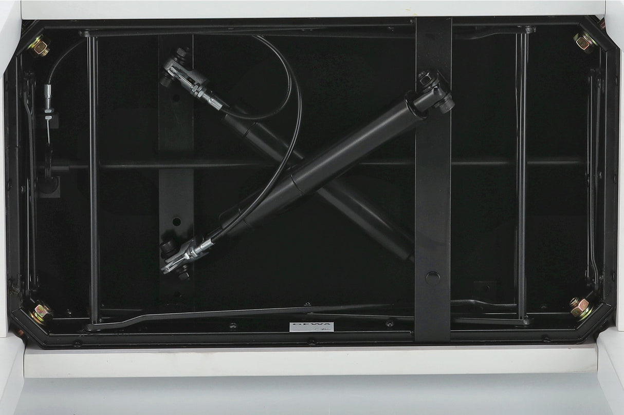 GEWA Piano bench Deluxe Autolift - White matt