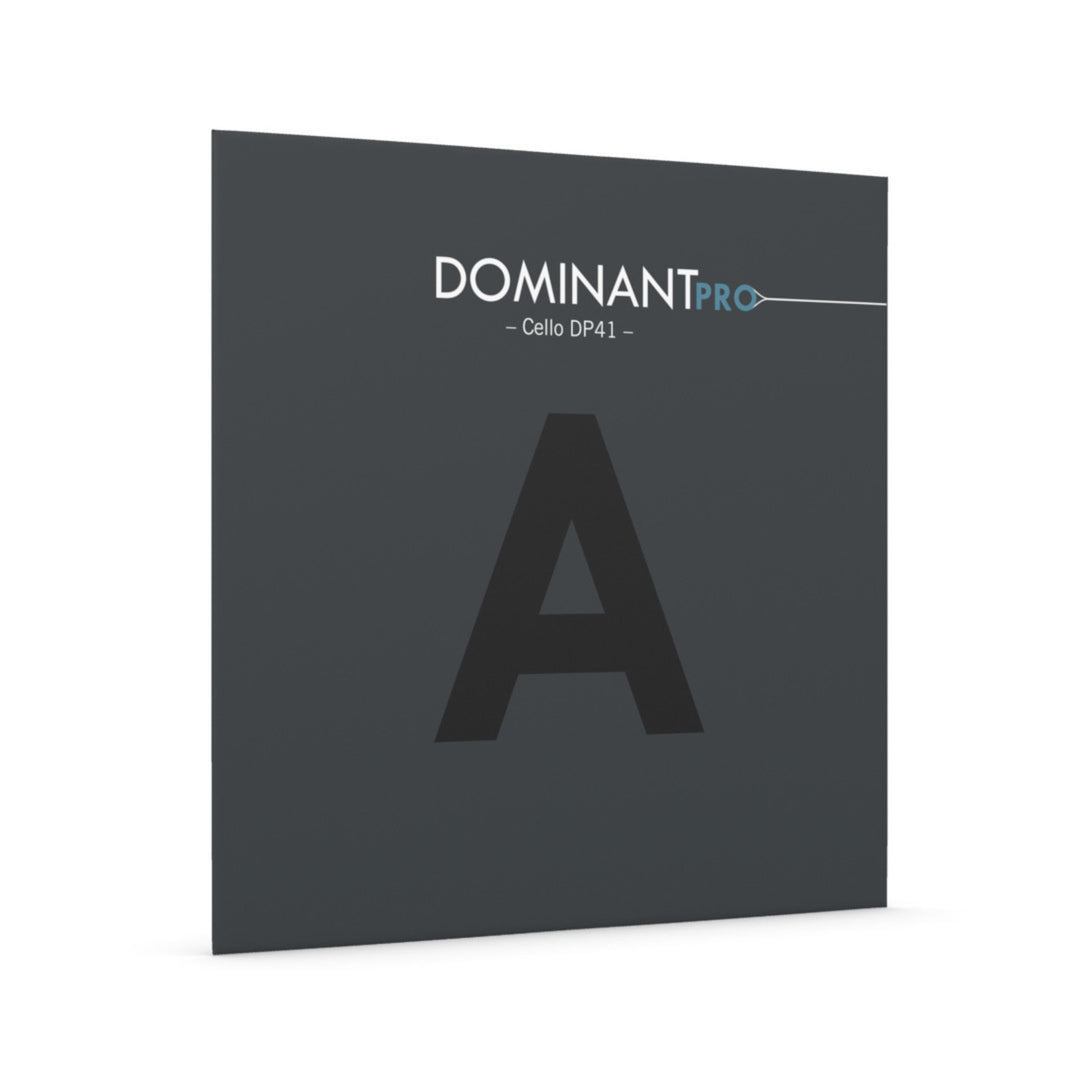 Cordes de Violoncelle Thomastik-Infeld Dominant Pro - A en acier au carbone, chrome (DP41)
