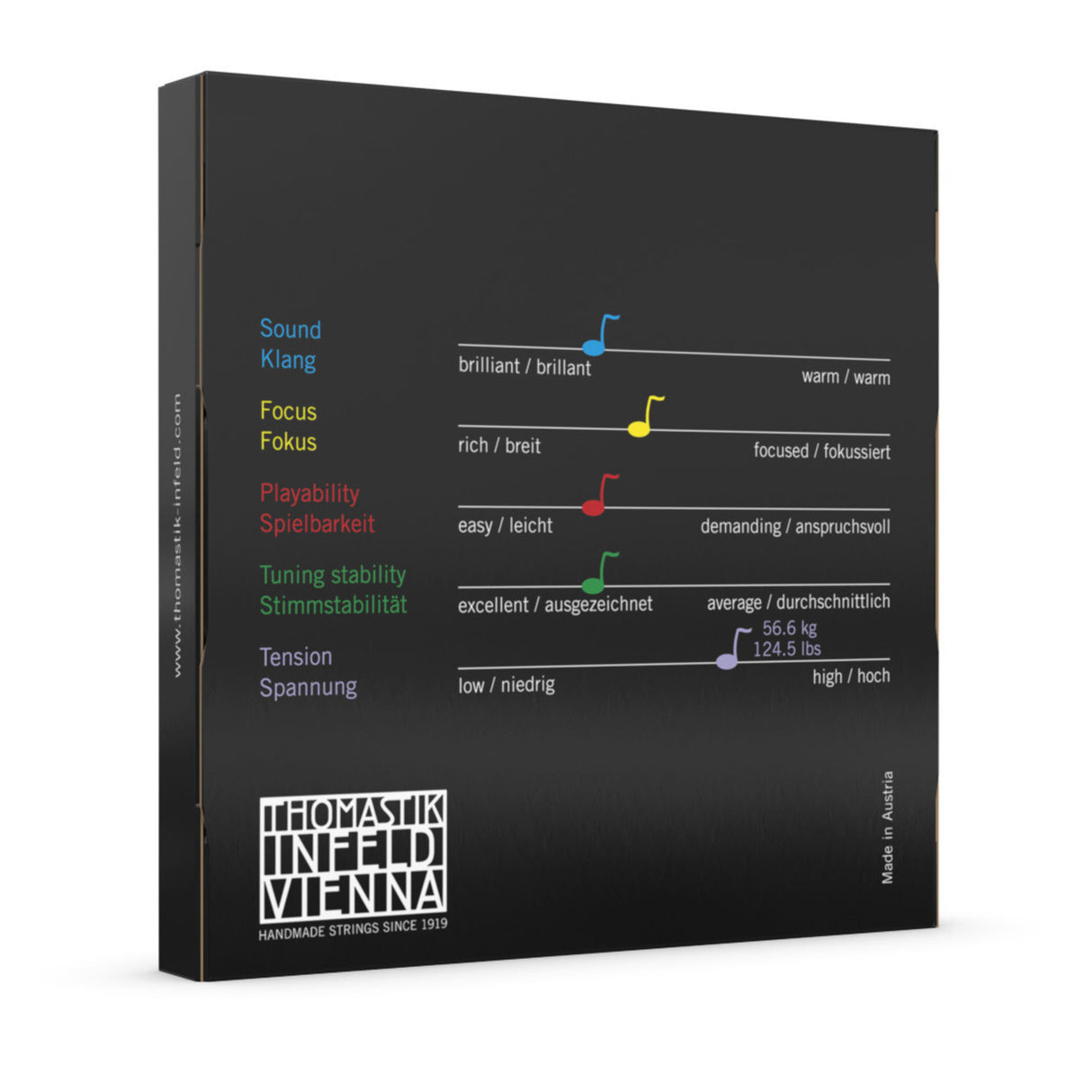 Thomastik-Infeld Cello Strings Spirocore spiral core - Medium (S31)