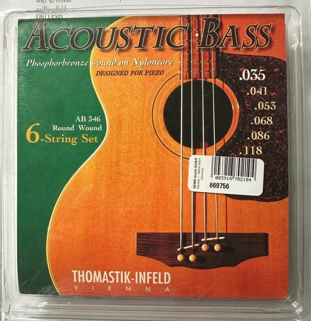 Cordes Thomastik-Infeld pour contrebasse acoustique Phosphor Bronze - Set (6 cordes)