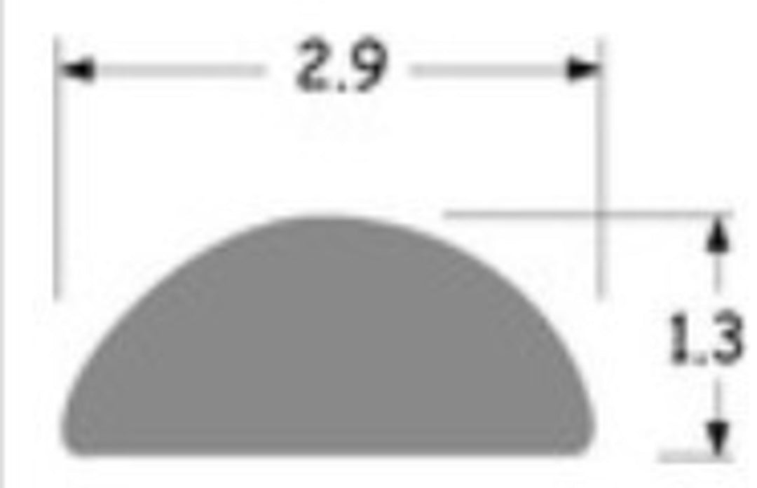 Partsland fil de frette en maillechort - b:2.9 x a:3.0 mm (LP guitares)