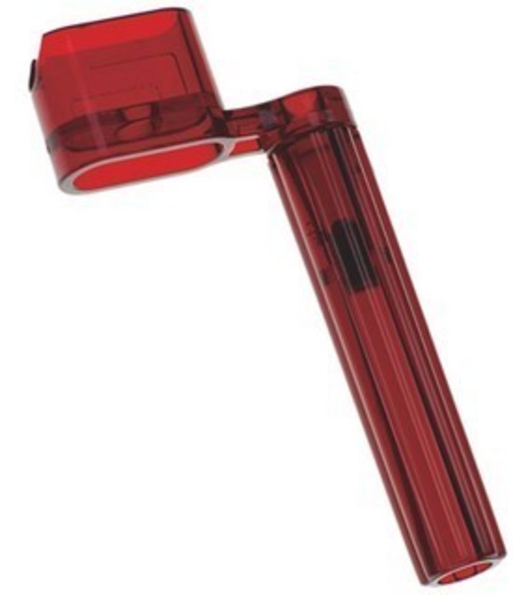 Fire & Stone enrouleur de strings en plastique rouge avec bord pour chevilles de chevalet