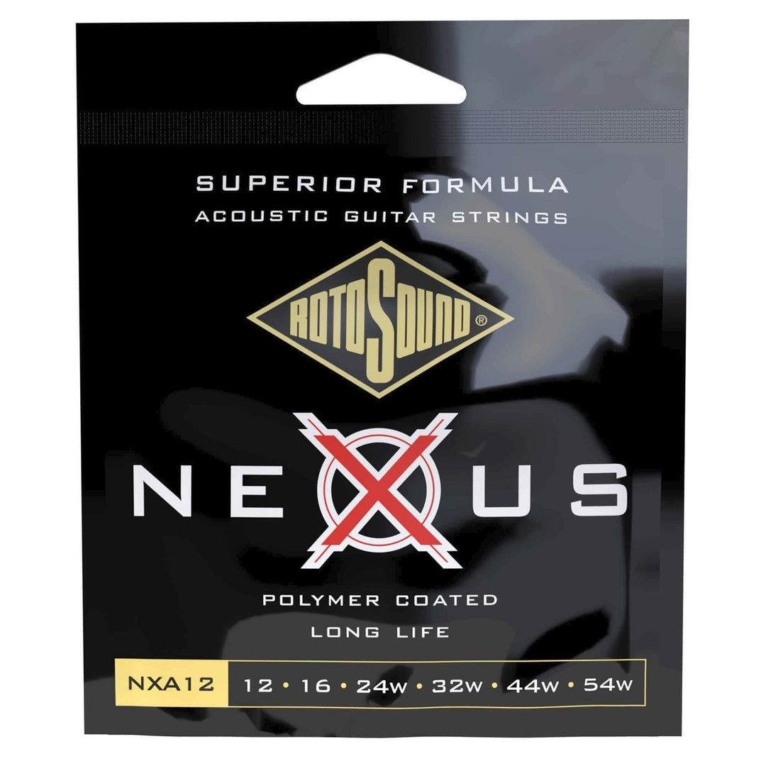 Cordes Rotosound pour Guitares acoustique Nexus Coated - Set Medium Light 12-54 (NXA12)