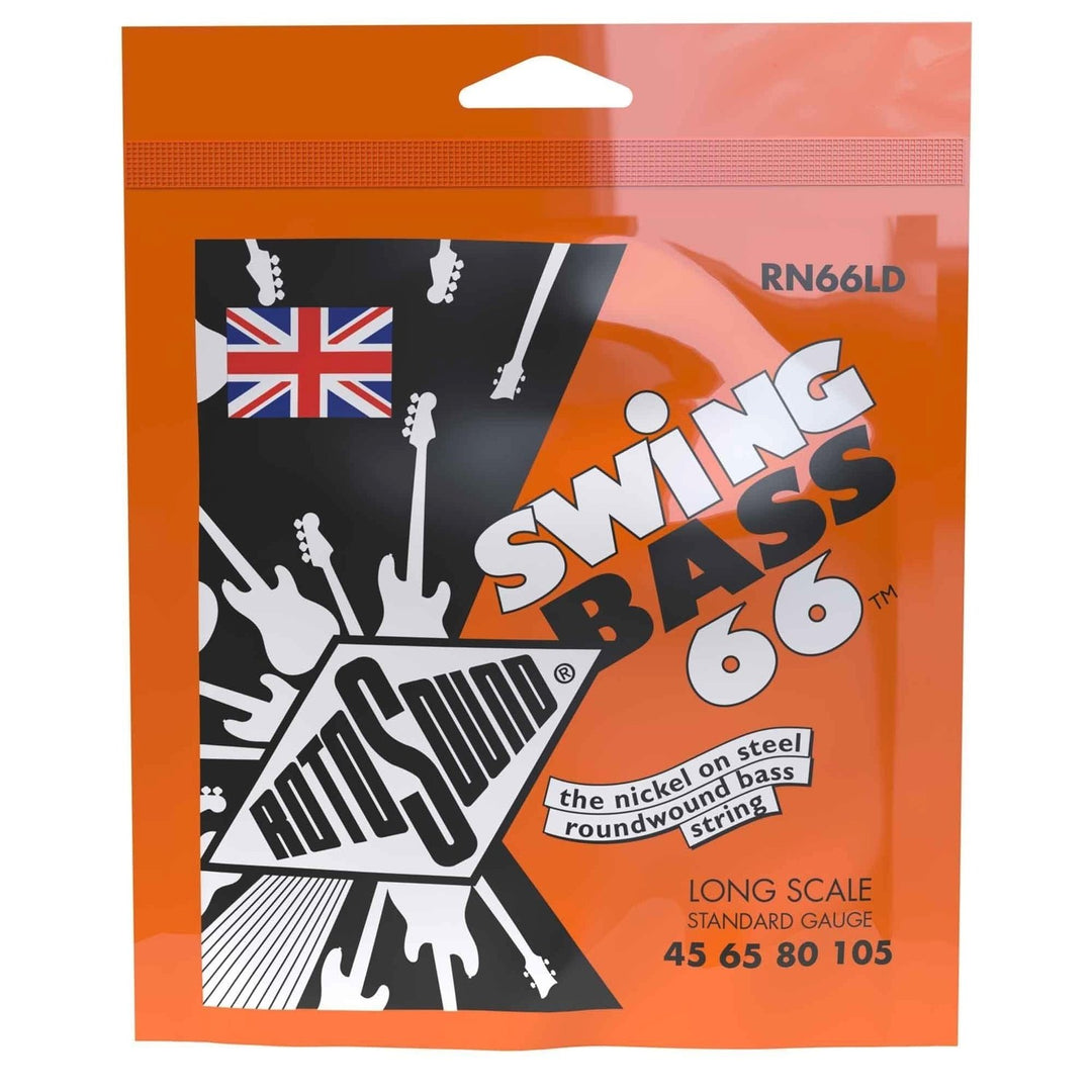 Rotosound Cordes d’E-Bass Swing Bass 66 - Set 4-string Nickel Standard Light 45-100 (RN66LD)