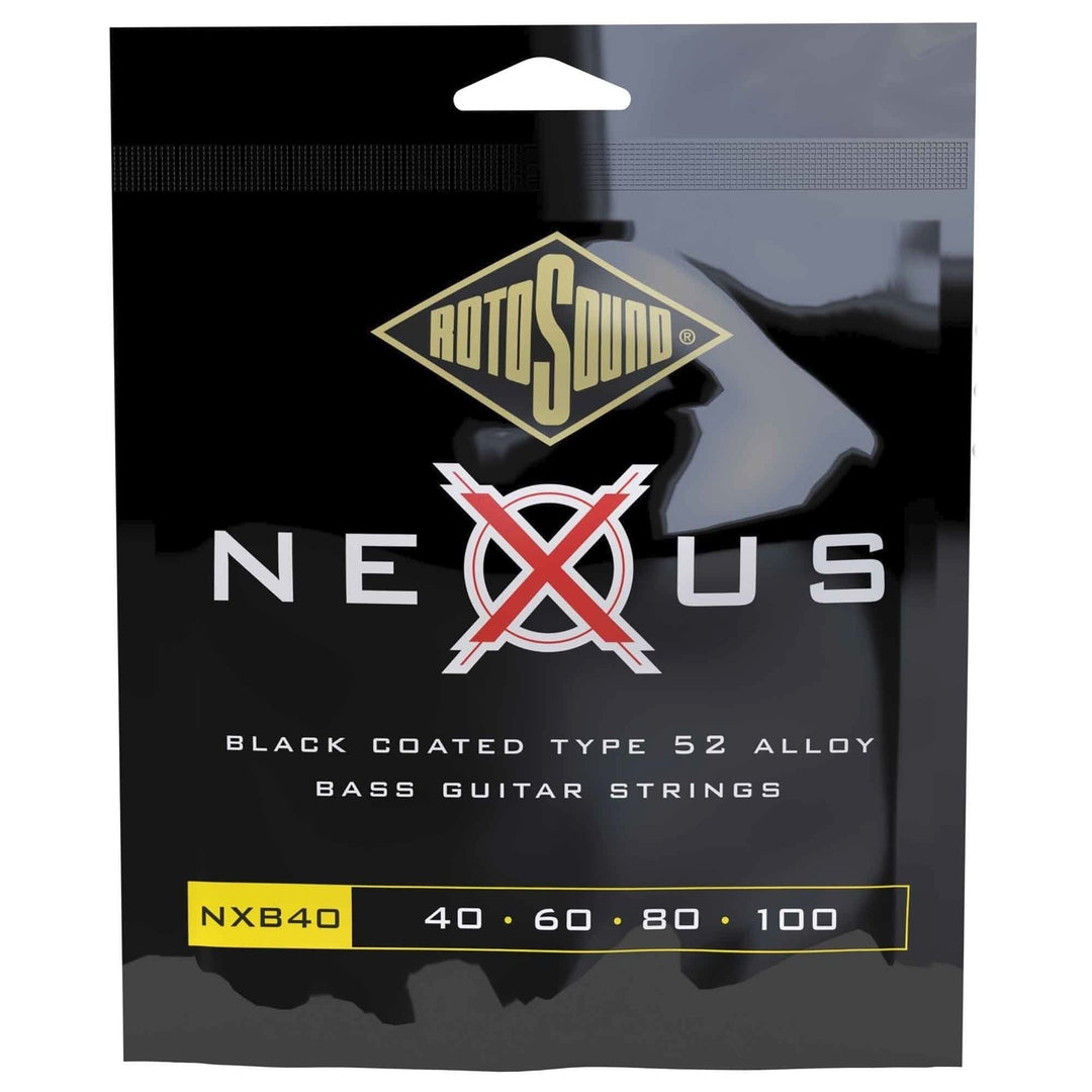 Rotosound Cordes de basse électrique Nexus Coated - Set 4-cordes Hybrid 40-100 (NXB40)
