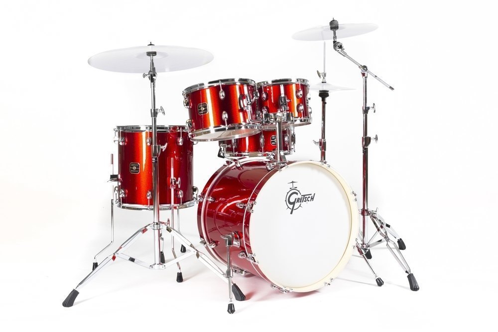 Gretsch Energy batterie 20", rouge, sans cymbales, 5 pièces hardware