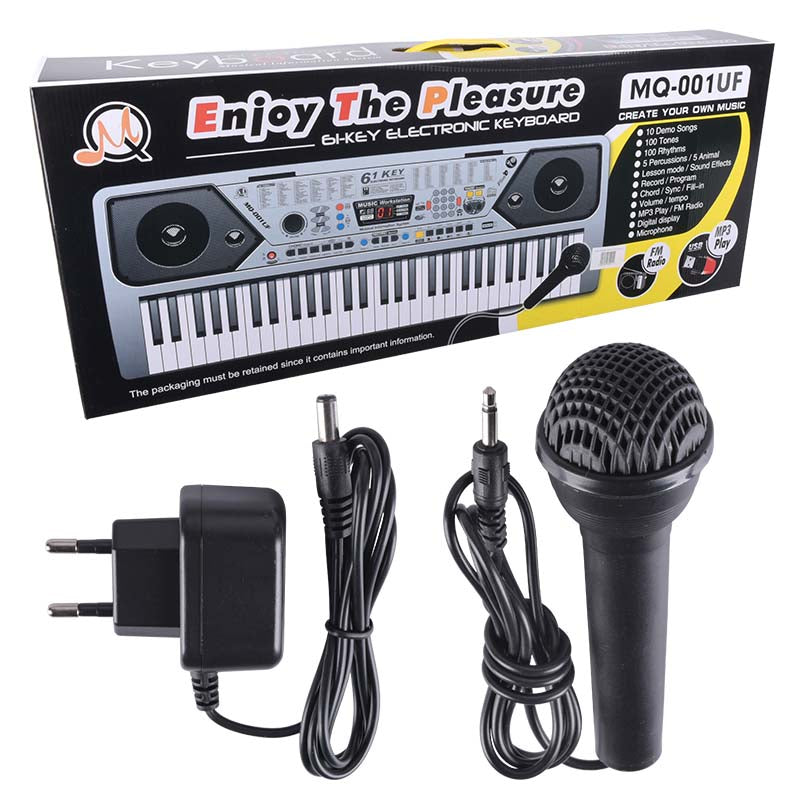 MQ 001 UF KLAVER touches d’orgue avec microphone pour