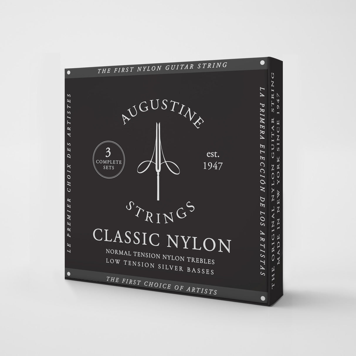 Augustine Strings for classic guitar Classic Label - 3 x Set Classic Black (normal/low)