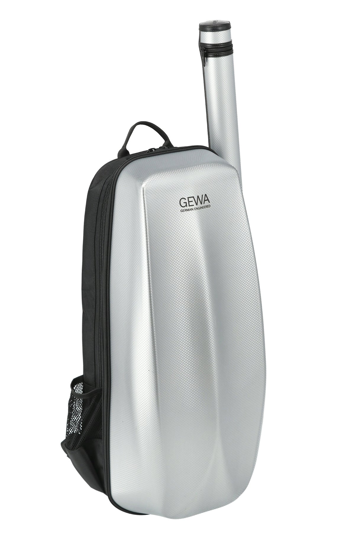 GEWA Rucksack for violin case Space Bag - Silver 4/4 - 3/4 (33 x 67 (with bow case 79 ) x 19 cm)