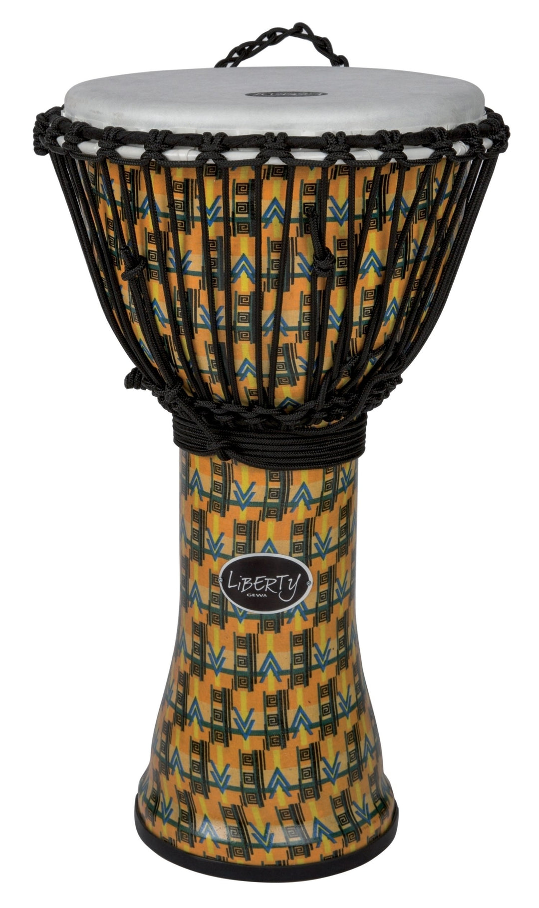 GEWA Djembés Liberty Series à tension par corde - 14" Abstract Kente