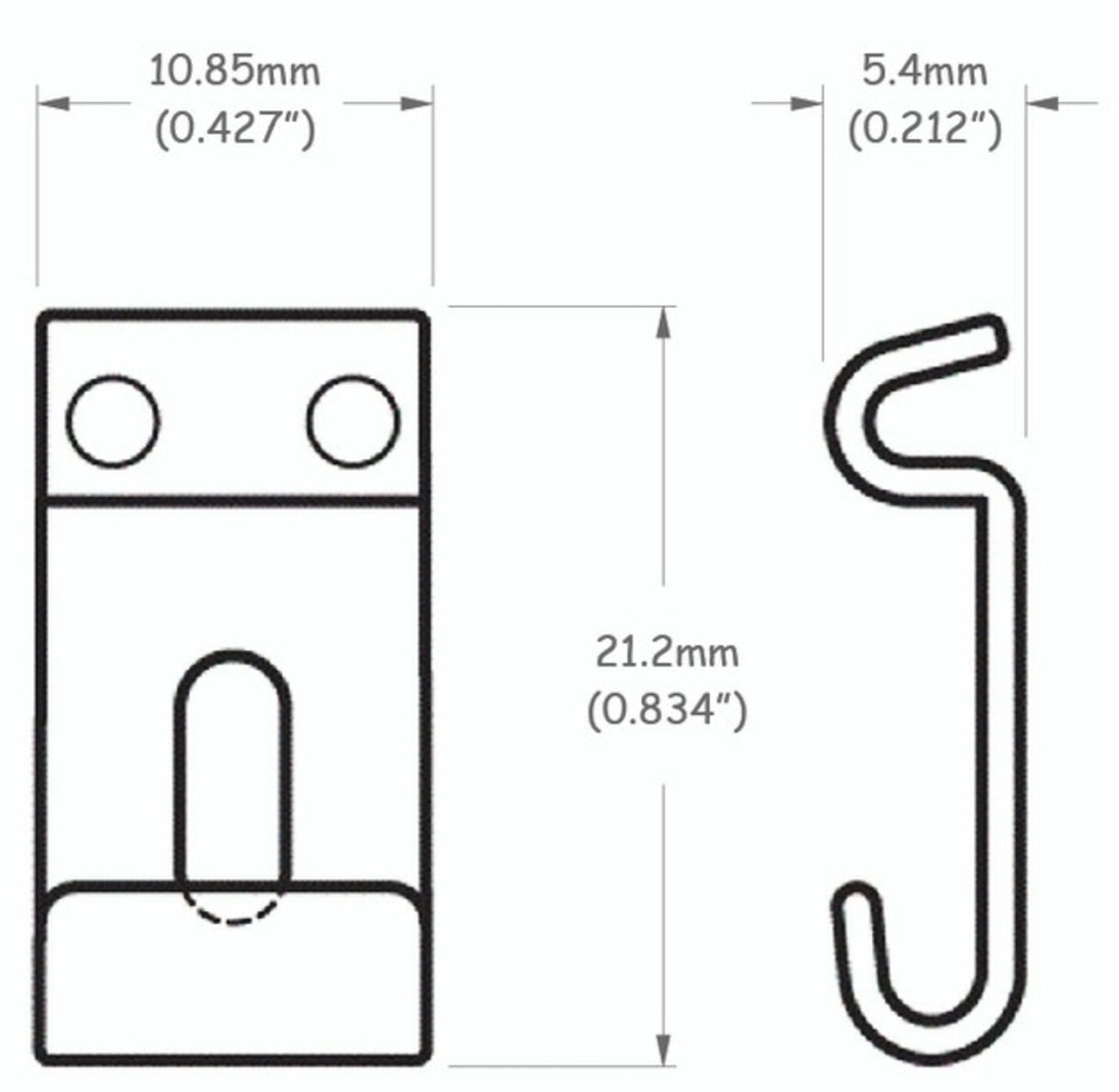 Partsland Saddles Stratocaster models - 11 mm wide, nickel