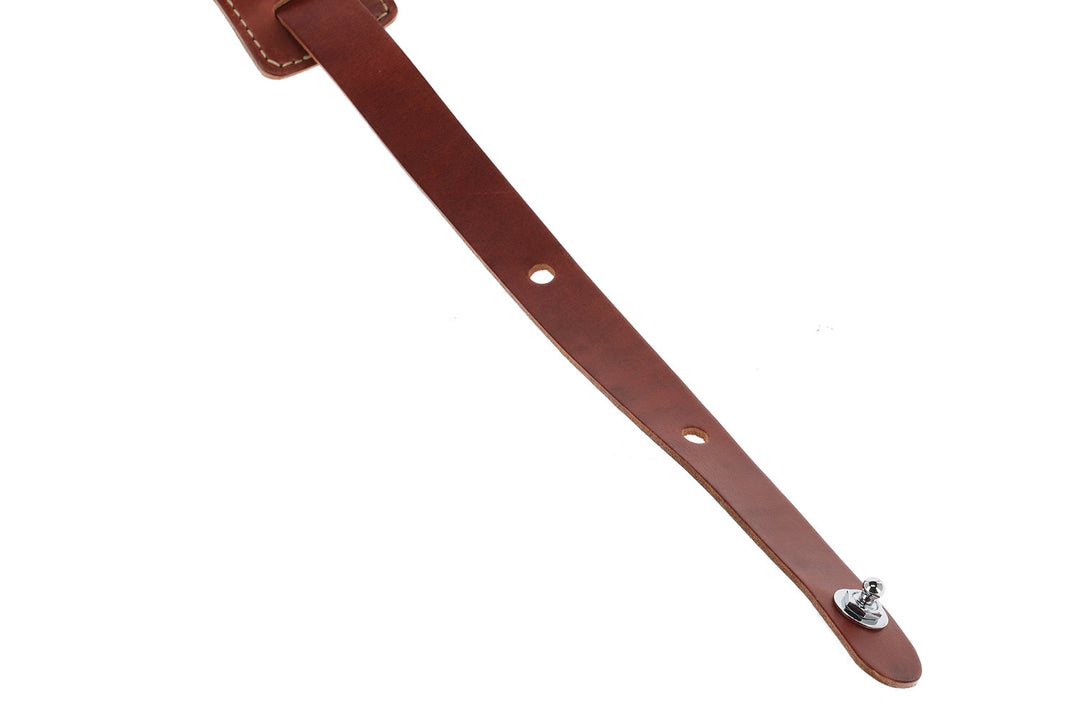GEWA Sangles de Guitares Prestige 65 rembourrées avec Security Locks - sable sec/marron