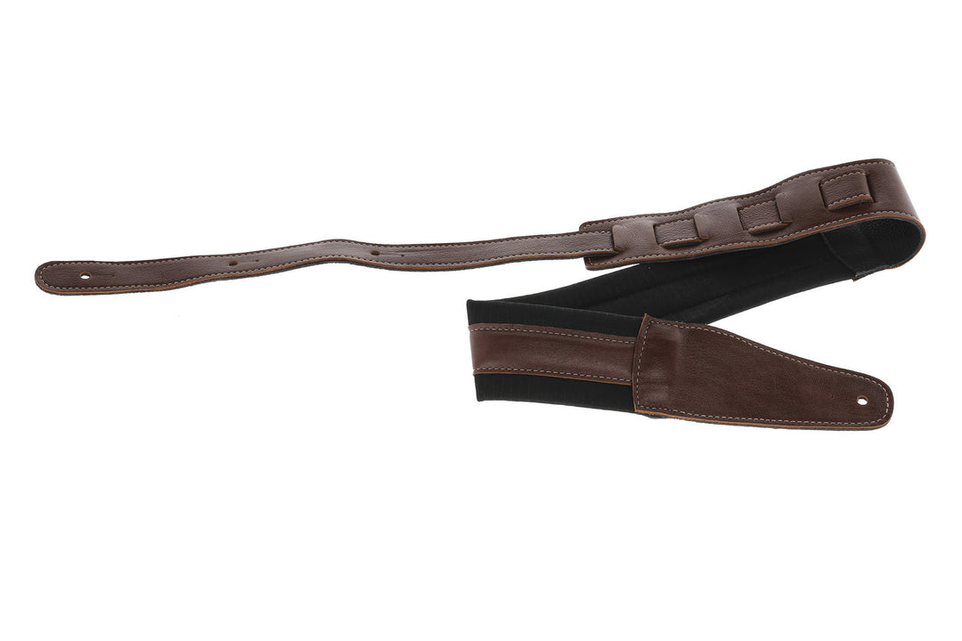 GEWA Sangles pour Guitares Regular 65 Padded - chocolat