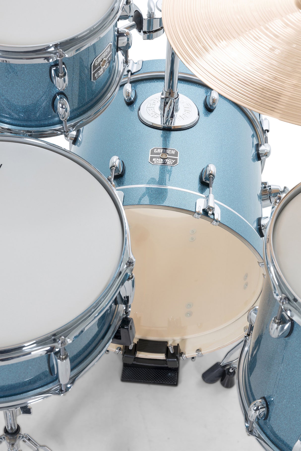 Gretsch shell set Energy Street Kit - Blue Sparkle