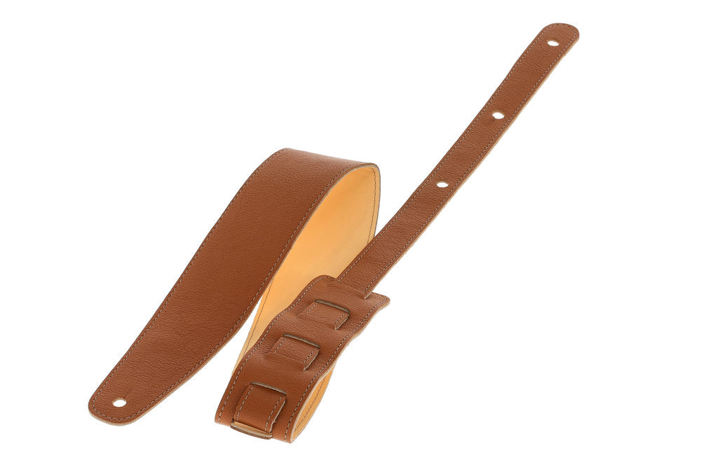 Courroie de guitare GEWA Regular 70 en cuir, Wet Sand