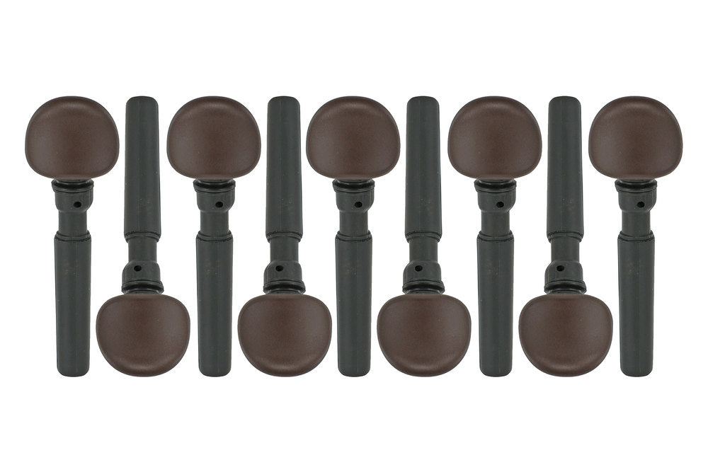 Wittner Finetune-Peg jeu pour komuz et qopuz, 9 pièces, noir/marron