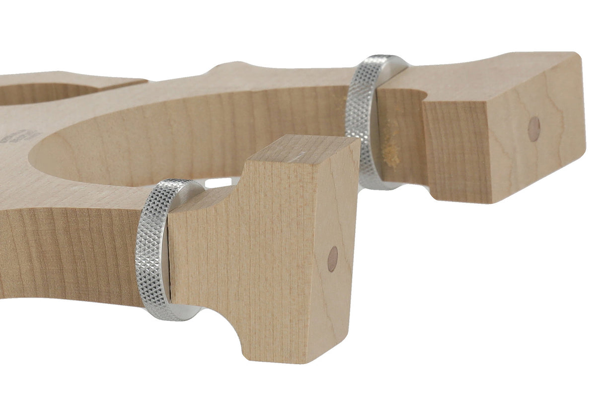 Despiau Double bass bridge Planet D height adjustable - 4/4 (Foot width 165)