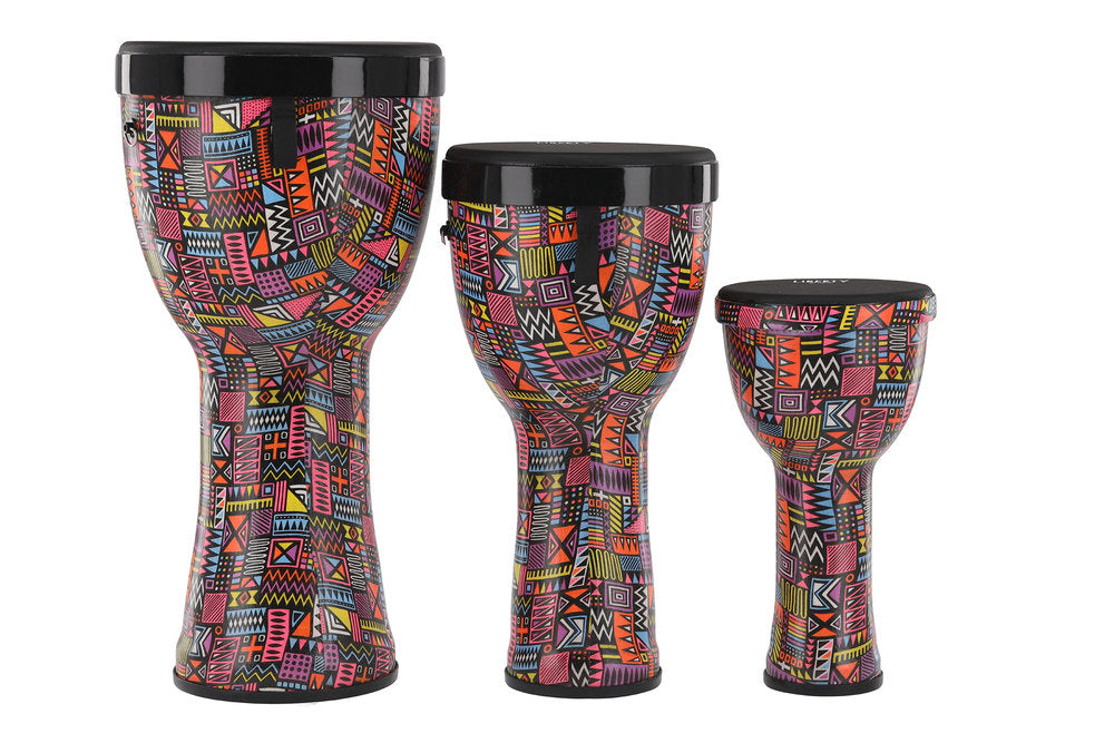 GEWA Liberty Series set de djembés emboîtables 8", 10" et 12", Abstract