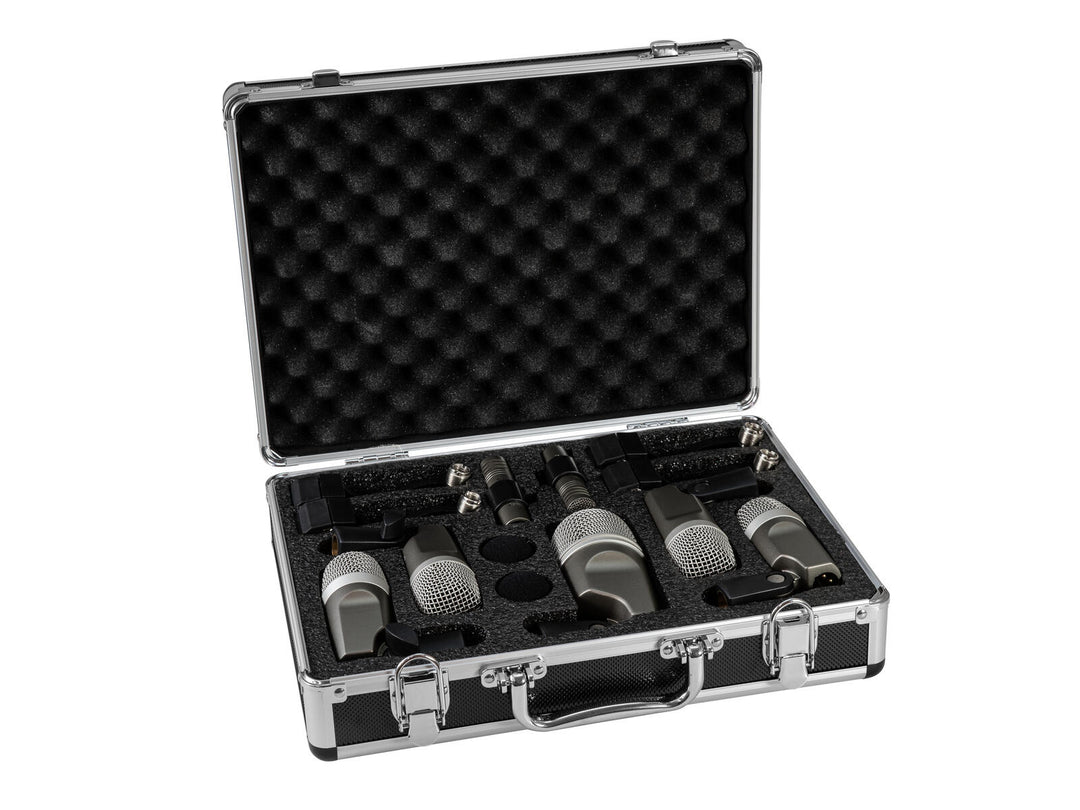OMNITRONIC MIC 77-7LMH MK2 ensemble de microphones pour batterie