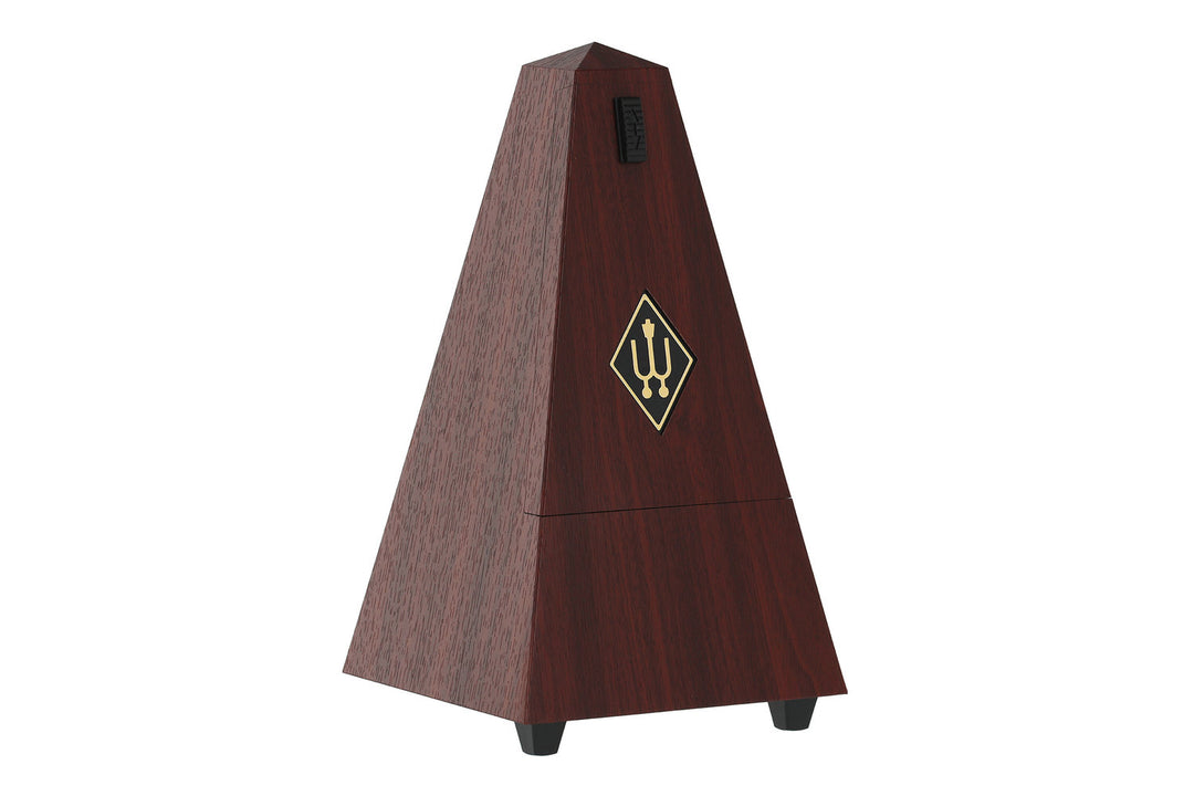 Métronome Wittner en forme de pyramide - veinage acajou 845111
