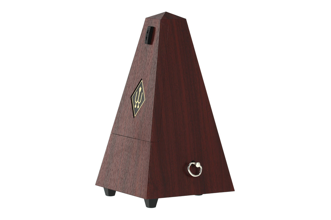 Métronome Wittner en forme de pyramide - veinage acajou 845111