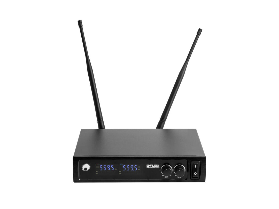 OMNITRONIC UHF E-FLEX 2, Système de microphone sans fil 559-575 MHz