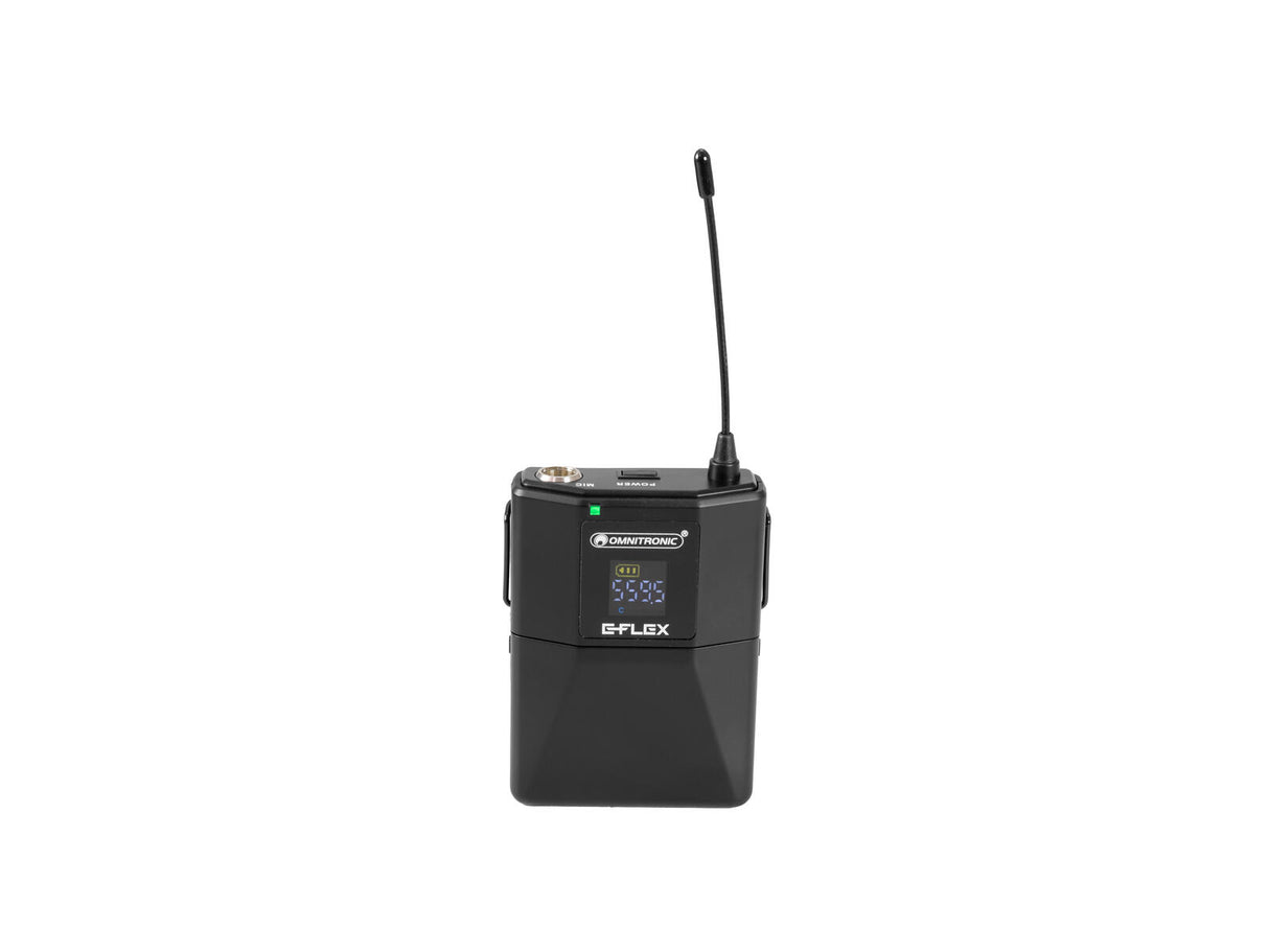 OMNITRONIC UHF E-FLEX Bodypack 559-575 MHz