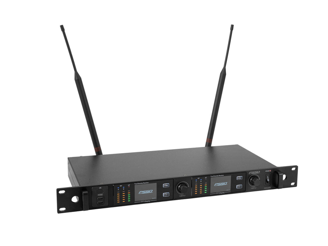 PSSO PXS TWO récepteur True Diversity à 2 canaux 640-690 MHz
