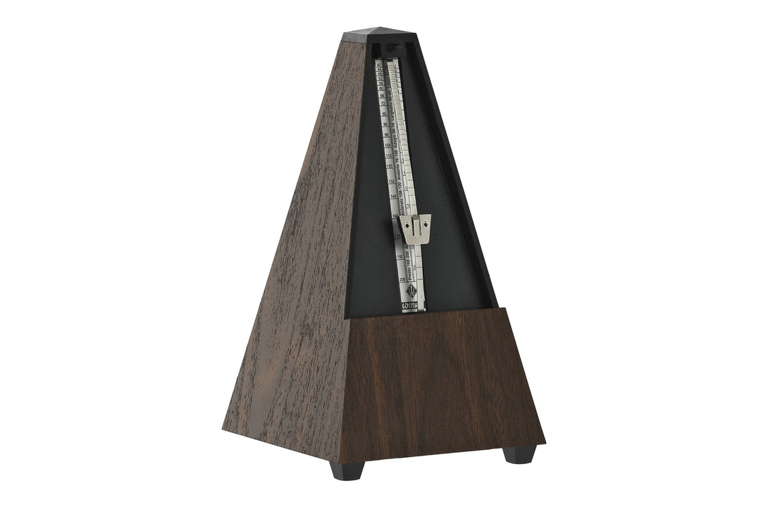 Wittner Métronome forme pyramide - Grain de noyer 804K