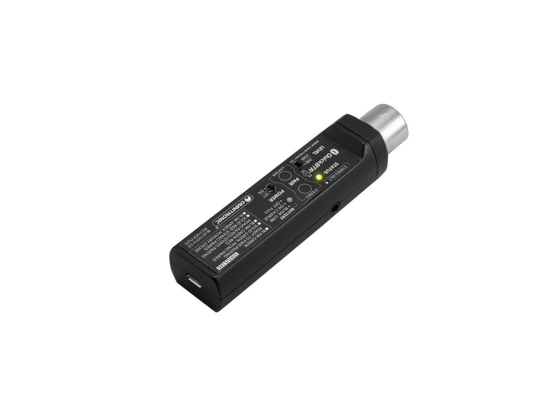 OMNITRONIC Récepteur QuickBTR-5.0 XLR Aptx Bluetooth 5.0