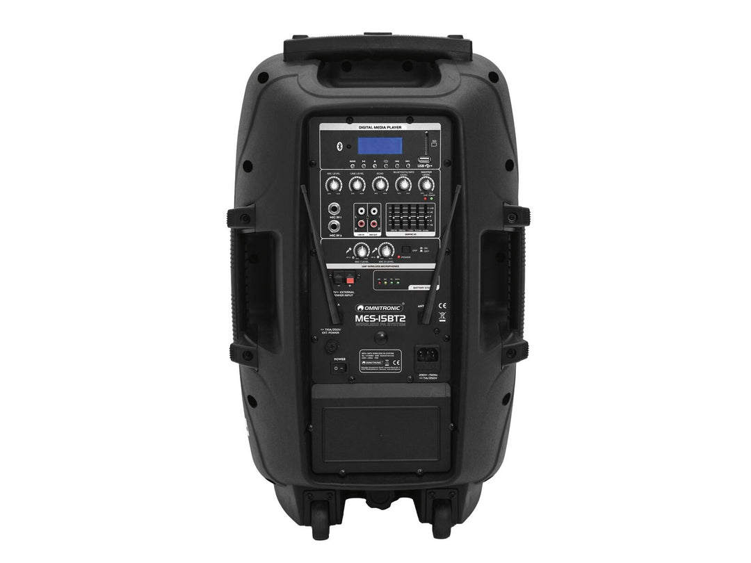OMNITRONIC MES-15BT2 Système PA sans fil
